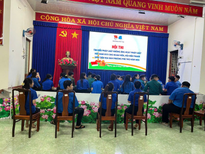 Hội thi tìm hiểu pháp luật hưởng ứng ngày pháp luật VN 09/11