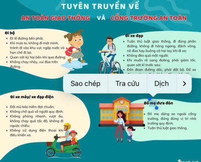 Tuyên truyền về ATGT Và cổng trường an toàn