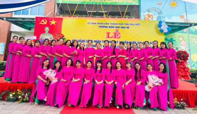 LỄ ĐÓN BẰNG CÔNG NHẬN TRƯỜNG ĐẠT CHUẨN CẤP ĐỘ 1