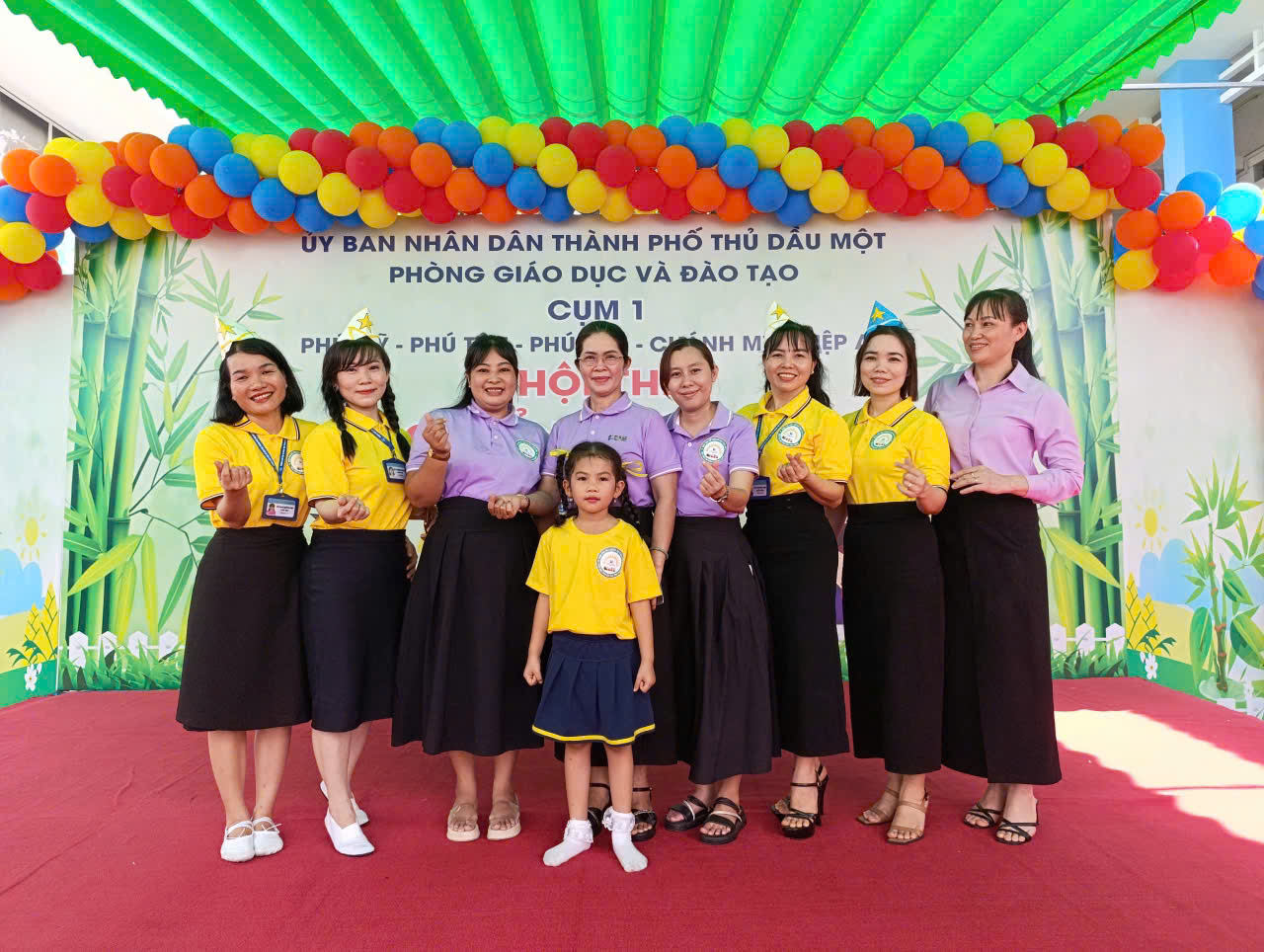 Hội thi ' BÉ CHUẨN BỊ VÀO LỚP 1 CỤM"